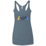 T-Shirts Indigo / X-Small Portal D'oh Women's Triblend Racerback Tank