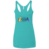T-Shirts Tahiti Blue / X-Small Portal D'oh Women's Triblend Racerback Tank