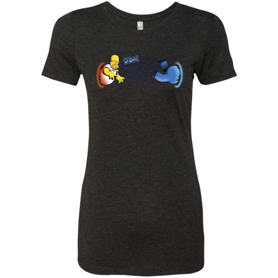 T-Shirts Vintage Black / S Portal D'oh Women's Triblend T-Shirt