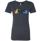T-Shirts Vintage Navy / S Portal D'oh Women's Triblend T-Shirt