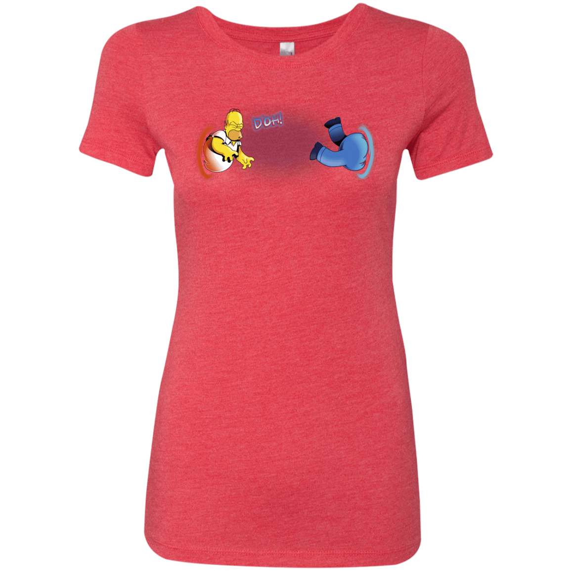 T-Shirts Vintage Red / S Portal D'oh Women's Triblend T-Shirt