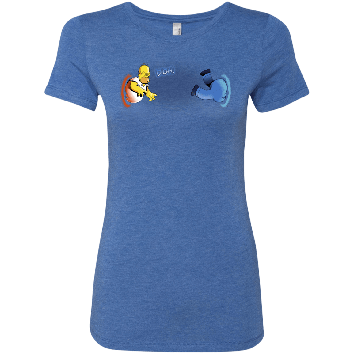 T-Shirts Vintage Royal / S Portal D'oh Women's Triblend T-Shirt