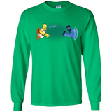 T-Shirts Irish Green / YS Portal D'oh Youth Long Sleeve T-Shirt