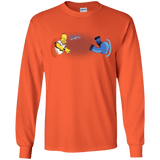 T-Shirts Orange / YS Portal D'oh Youth Long Sleeve T-Shirt