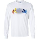 T-Shirts White / YS Portal D'oh Youth Long Sleeve T-Shirt