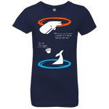 T-Shirts Midnight Navy / YXS Portal guide Girls Premium T-Shirt