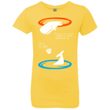 T-Shirts Vibrant Yellow / YXS Portal guide Girls Premium T-Shirt
