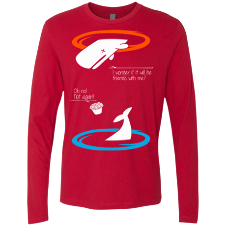 T-Shirts Red / Small Portal guide Men's Premium Long Sleeve