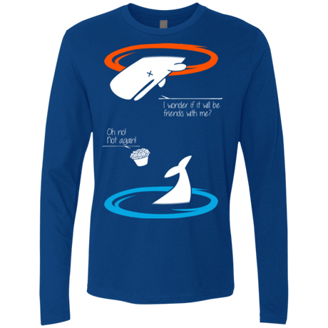 T-Shirts Royal / Small Portal guide Men's Premium Long Sleeve