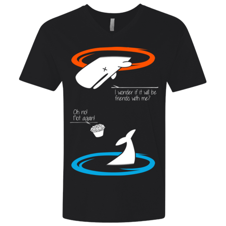 T-Shirts Black / X-Small Portal guide Men's Premium V-Neck