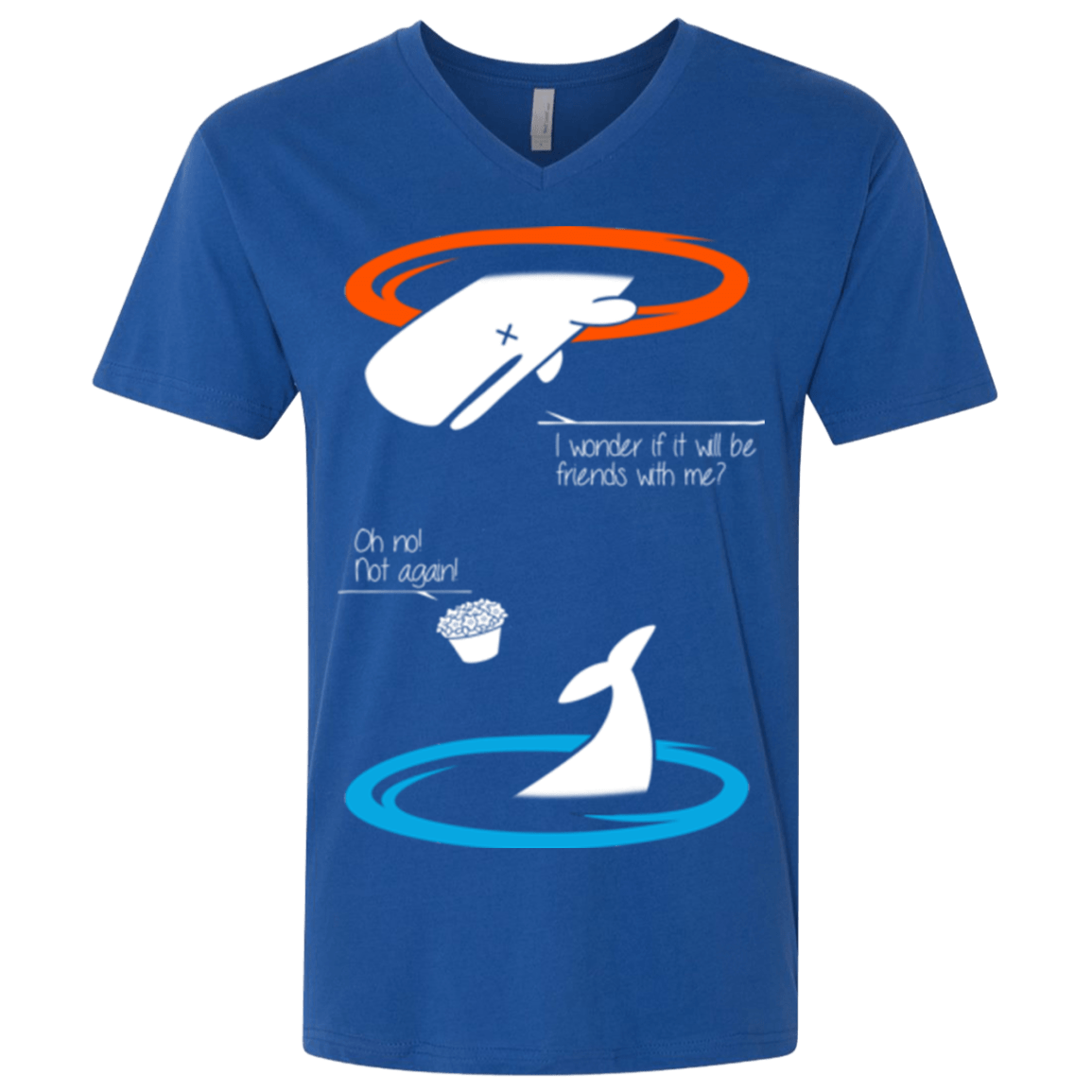 T-Shirts Royal / X-Small Portal guide Men's Premium V-Neck