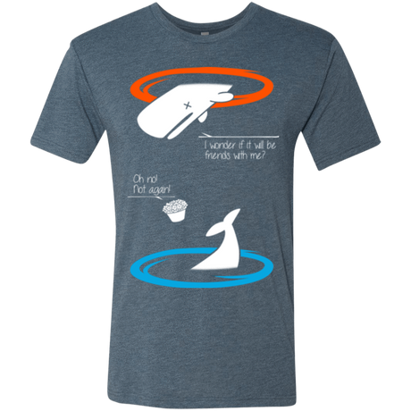 T-Shirts Indigo / Small Portal guide Men's Triblend T-Shirt