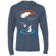 T-Shirts Indigo / X-Small Portal guide Triblend Long Sleeve Hoodie Tee