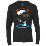 T-Shirts Vintage Black / X-Small Portal guide Triblend Long Sleeve Hoodie Tee