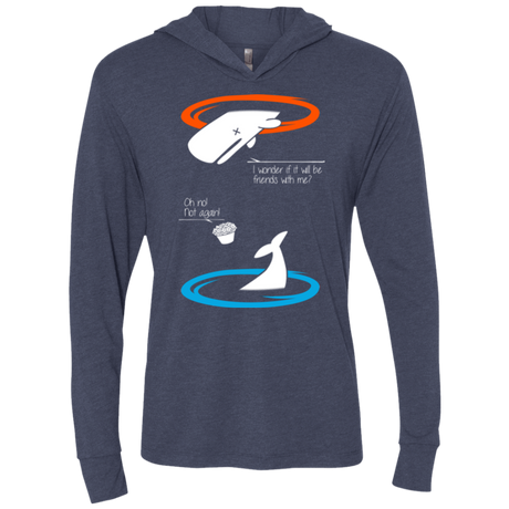 T-Shirts Vintage Navy / X-Small Portal guide Triblend Long Sleeve Hoodie Tee