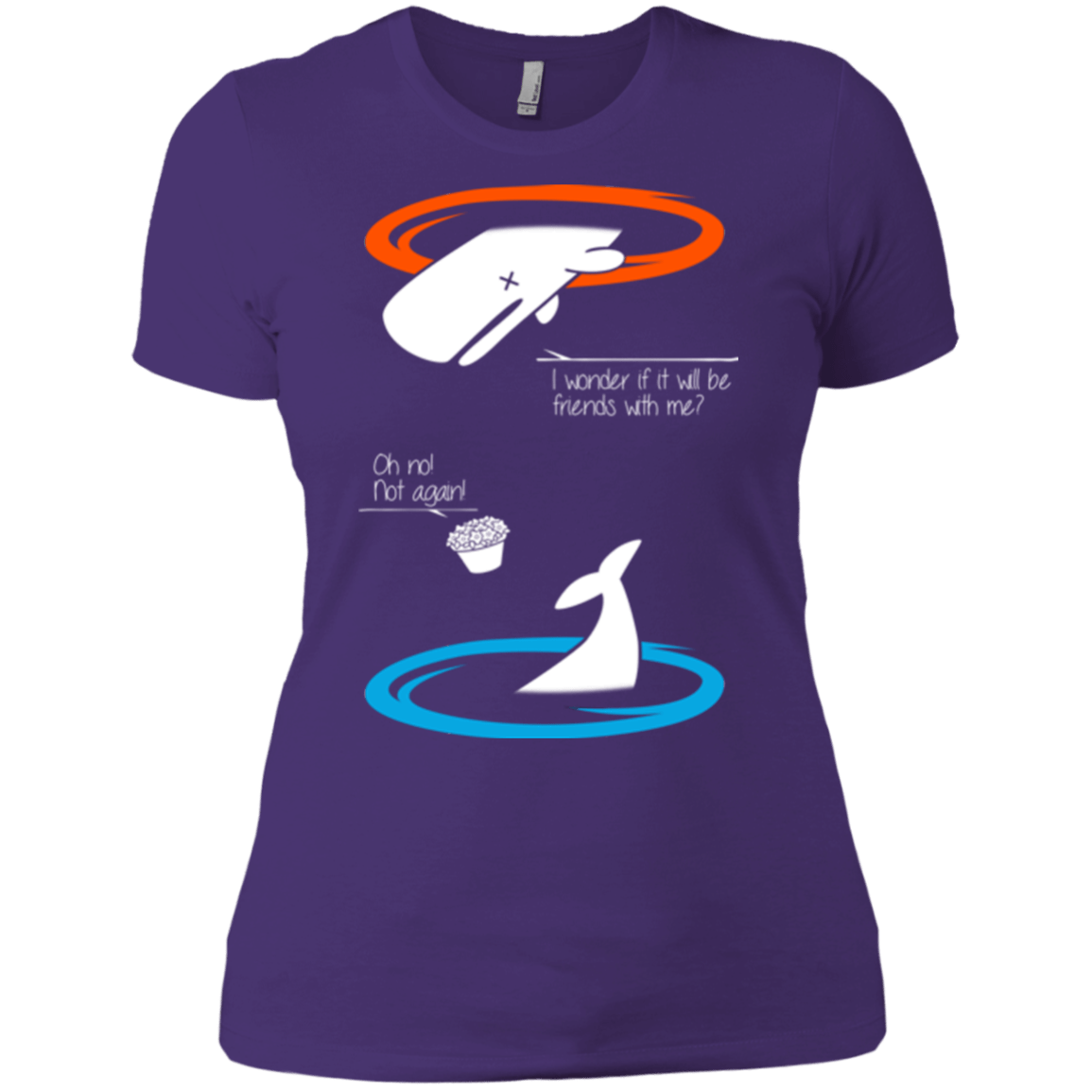 T-Shirts Purple / X-Small Portal guide Women's Premium T-Shirt