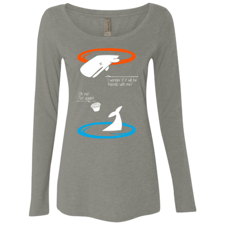 T-Shirts Venetian Grey / Small Portal guide Women's Triblend Long Sleeve Shirt