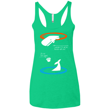 T-Shirts Envy / X-Small Portal guide Women's Triblend Racerback Tank