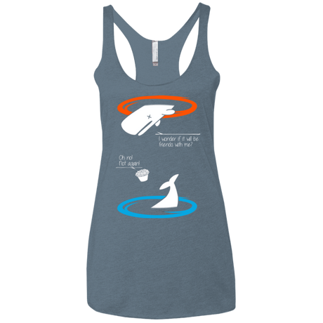 T-Shirts Indigo / X-Small Portal guide Women's Triblend Racerback Tank