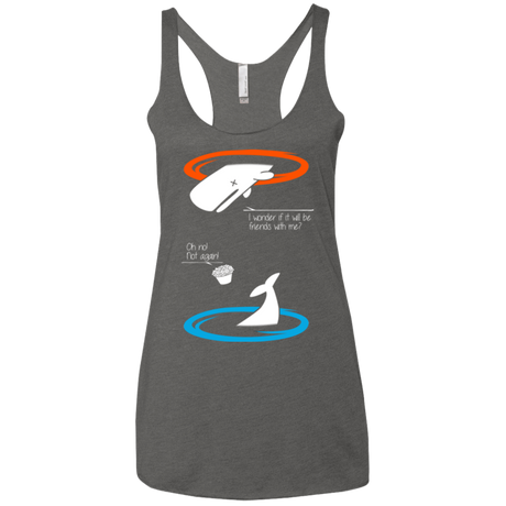 T-Shirts Premium Heather / X-Small Portal guide Women's Triblend Racerback Tank