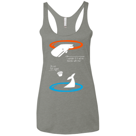 T-Shirts Venetian Grey / X-Small Portal guide Women's Triblend Racerback Tank