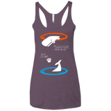 T-Shirts Vintage Purple / X-Small Portal guide Women's Triblend Racerback Tank