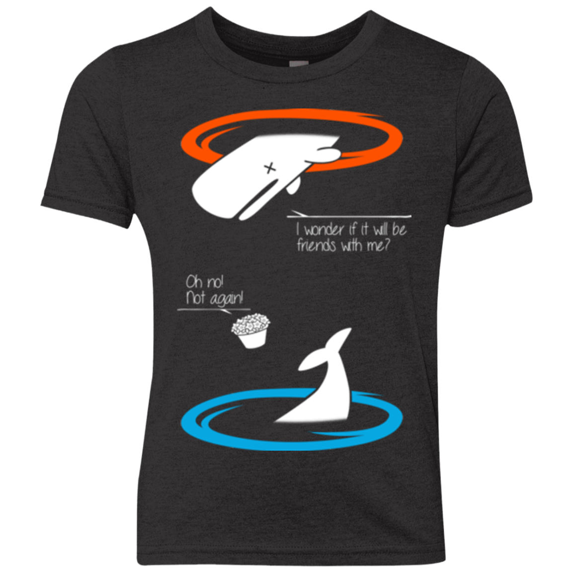 T-Shirts Vintage Black / YXS Portal guide Youth Triblend T-Shirt