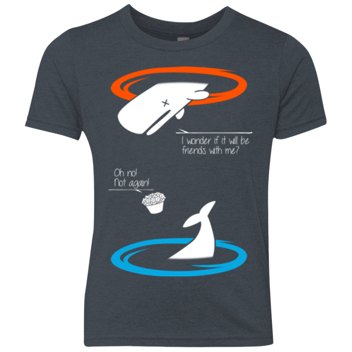 T-Shirts Vintage Navy / YXS Portal guide Youth Triblend T-Shirt