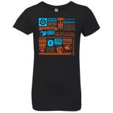 T-Shirts Black / YXS Portal Quotes Girls Premium T-Shirt