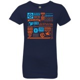 T-Shirts Midnight Navy / YXS Portal Quotes Girls Premium T-Shirt