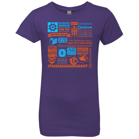 T-Shirts Purple Rush / YXS Portal Quotes Girls Premium T-Shirt