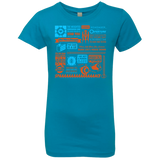 T-Shirts Turquoise / YXS Portal Quotes Girls Premium T-Shirt