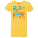 T-Shirts Vibrant Yellow / YXS Portal Quotes Girls Premium T-Shirt