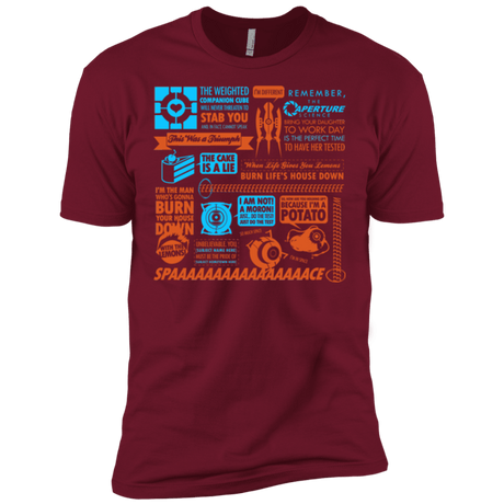 T-Shirts Cardinal / X-Small Portal Quotes Men's Premium T-Shirt