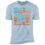 T-Shirts Light Blue / X-Small Portal Quotes Men's Premium T-Shirt