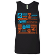 T-Shirts Black / Small Portal Quotes Men's Premium Tank Top