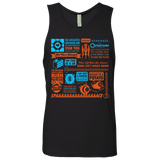 T-Shirts Black / Small Portal Quotes Men's Premium Tank Top