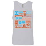 T-Shirts Heather Grey / Small Portal Quotes Men's Premium Tank Top
