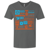T-Shirts Heavy Metal / X-Small Portal Quotes Men's Premium V-Neck