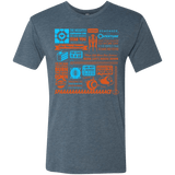 T-Shirts Indigo / Small Portal Quotes Men's Triblend T-Shirt