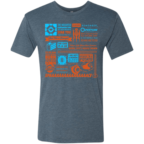 T-Shirts Indigo / Small Portal Quotes Men's Triblend T-Shirt