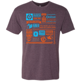 T-Shirts Vintage Purple / Small Portal Quotes Men's Triblend T-Shirt