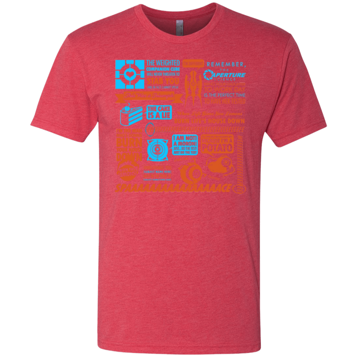 T-Shirts Vintage Red / Small Portal Quotes Men's Triblend T-Shirt