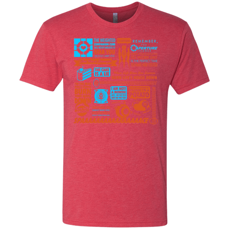 T-Shirts Vintage Red / Small Portal Quotes Men's Triblend T-Shirt