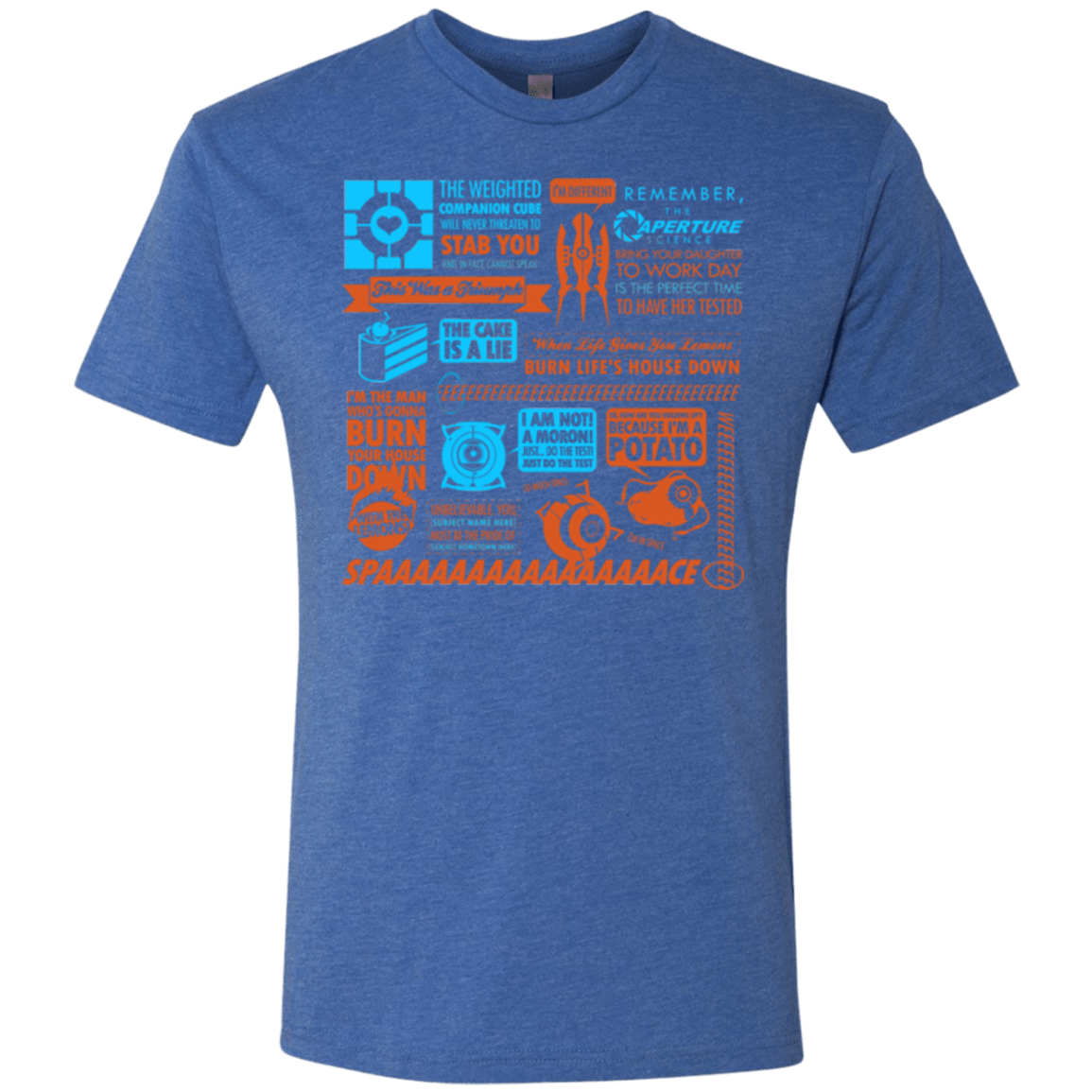 T-Shirts Vintage Royal / Small Portal Quotes Men's Triblend T-Shirt