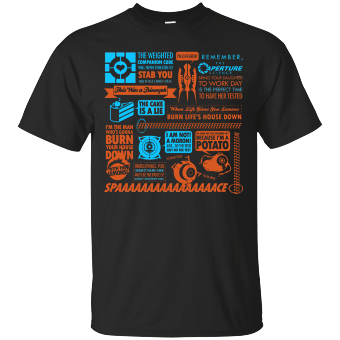 T-Shirts Black / Small Portal Quotes T-Shirt