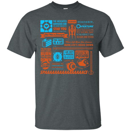 T-Shirts Dark Heather / Small Portal Quotes T-Shirt