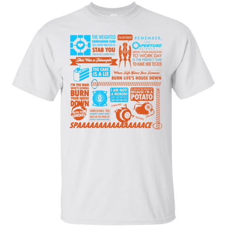 T-Shirts White / Small Portal Quotes T-Shirt