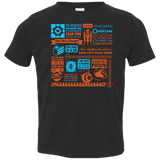 T-Shirts Black / 2T Portal Quotes Toddler Premium T-Shirt