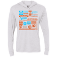 T-Shirts Heather White / X-Small Portal Quotes Triblend Long Sleeve Hoodie Tee